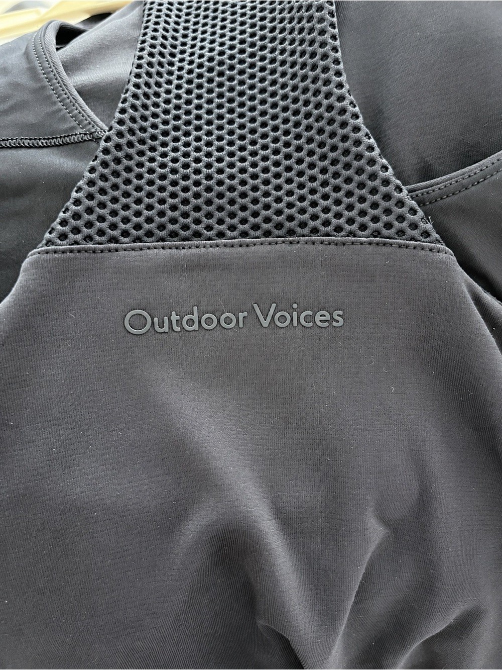 Outdoor Voices The Exercise Dress Black Racerback Built-In Shorts Size M