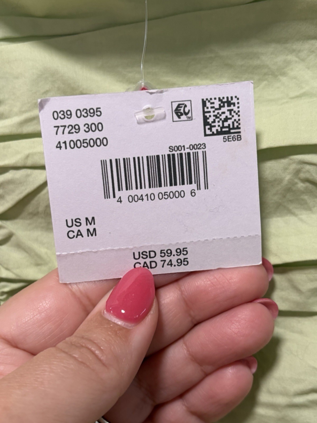 American Eagle NWT size Medium Light Green Ruched Cotton Poplin Midi Dress