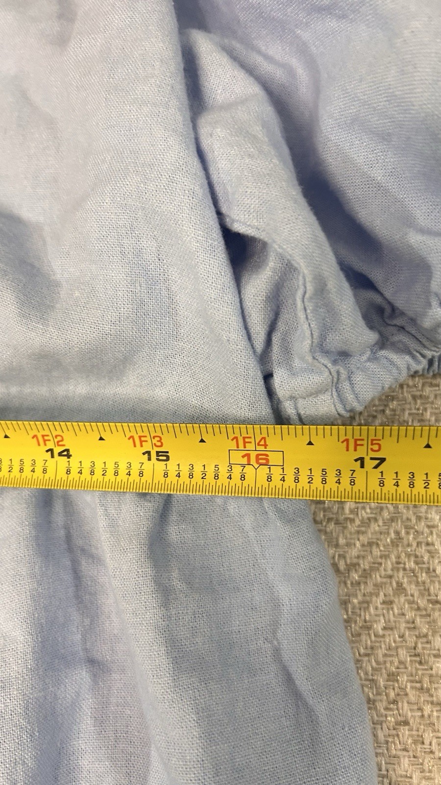 Isabel Maternity by Ingrid & Isabel Blu Casual Linen Dress Size Small Baby Doll
