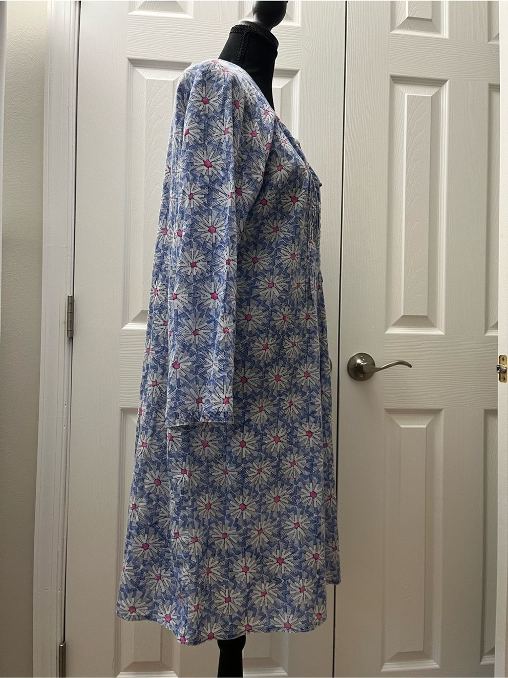 Roller Rabbit Printed Cotton Coverup Dress Tunic Sz M EUC