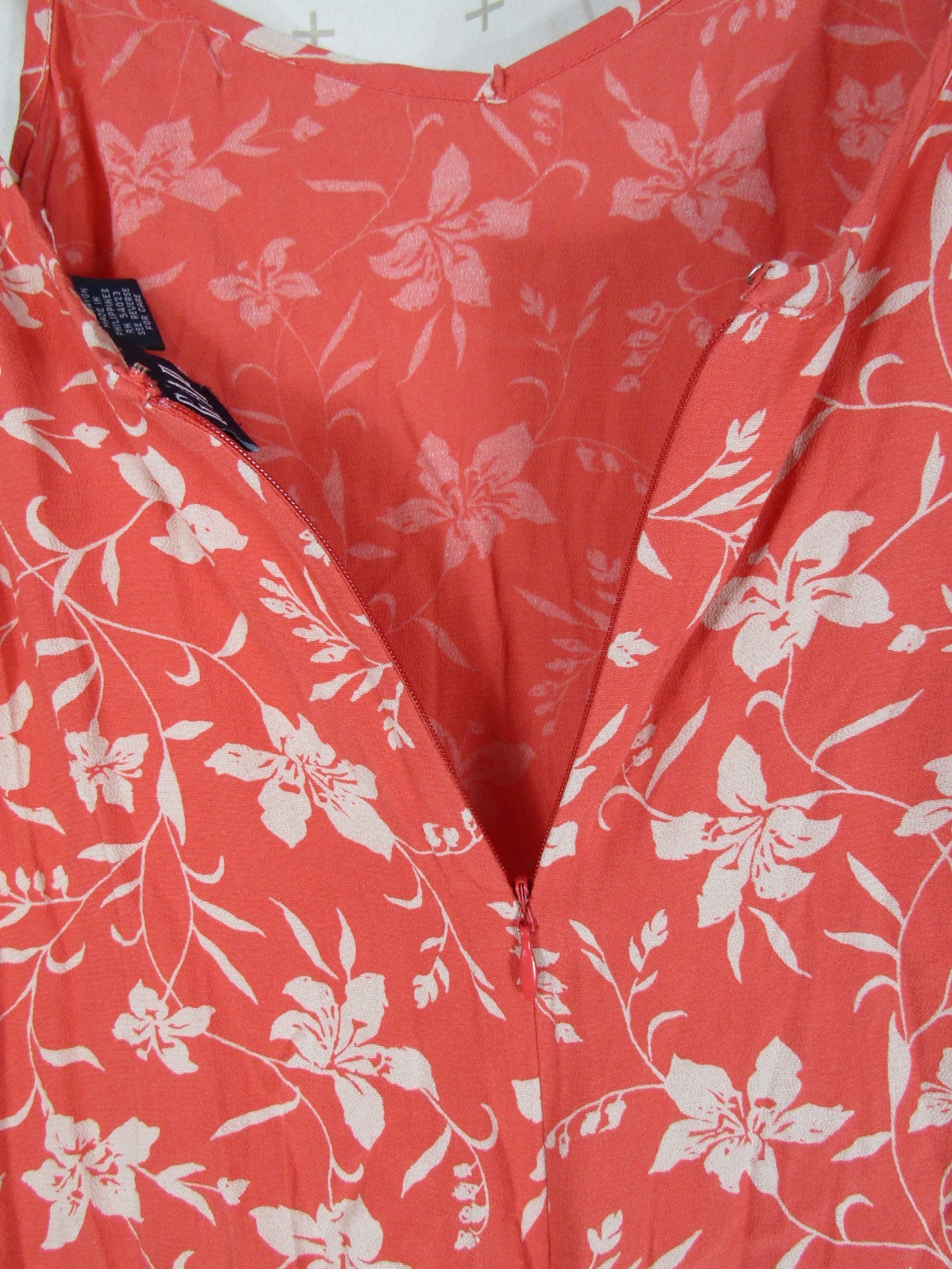 GAP Y2K Floral Pattern Salmon Pink Mini Shift Dress Retro – Women’s size 2