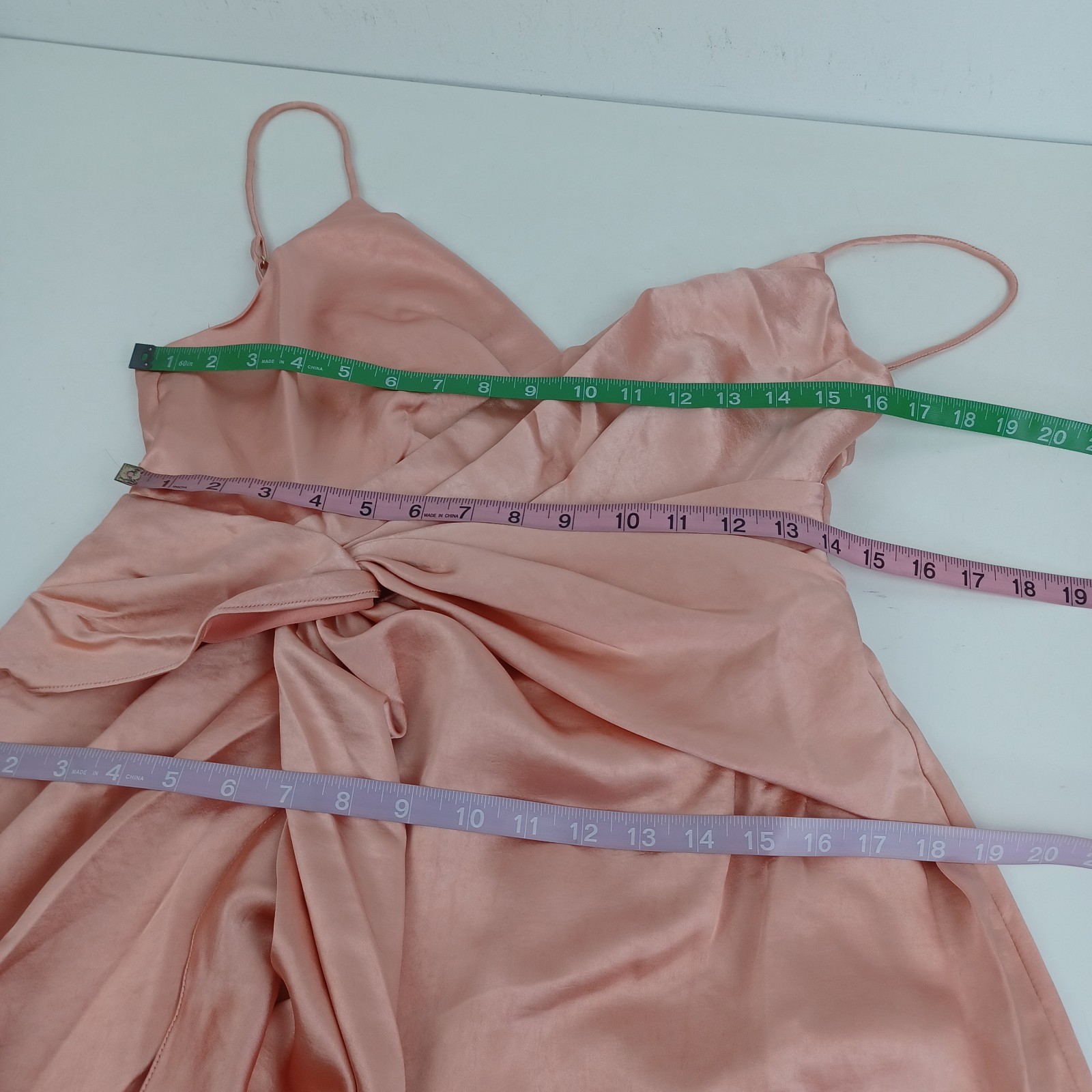 Significant Other Elise Satin Midi Dress Size 10 Wedding Guest Surplice V Neck