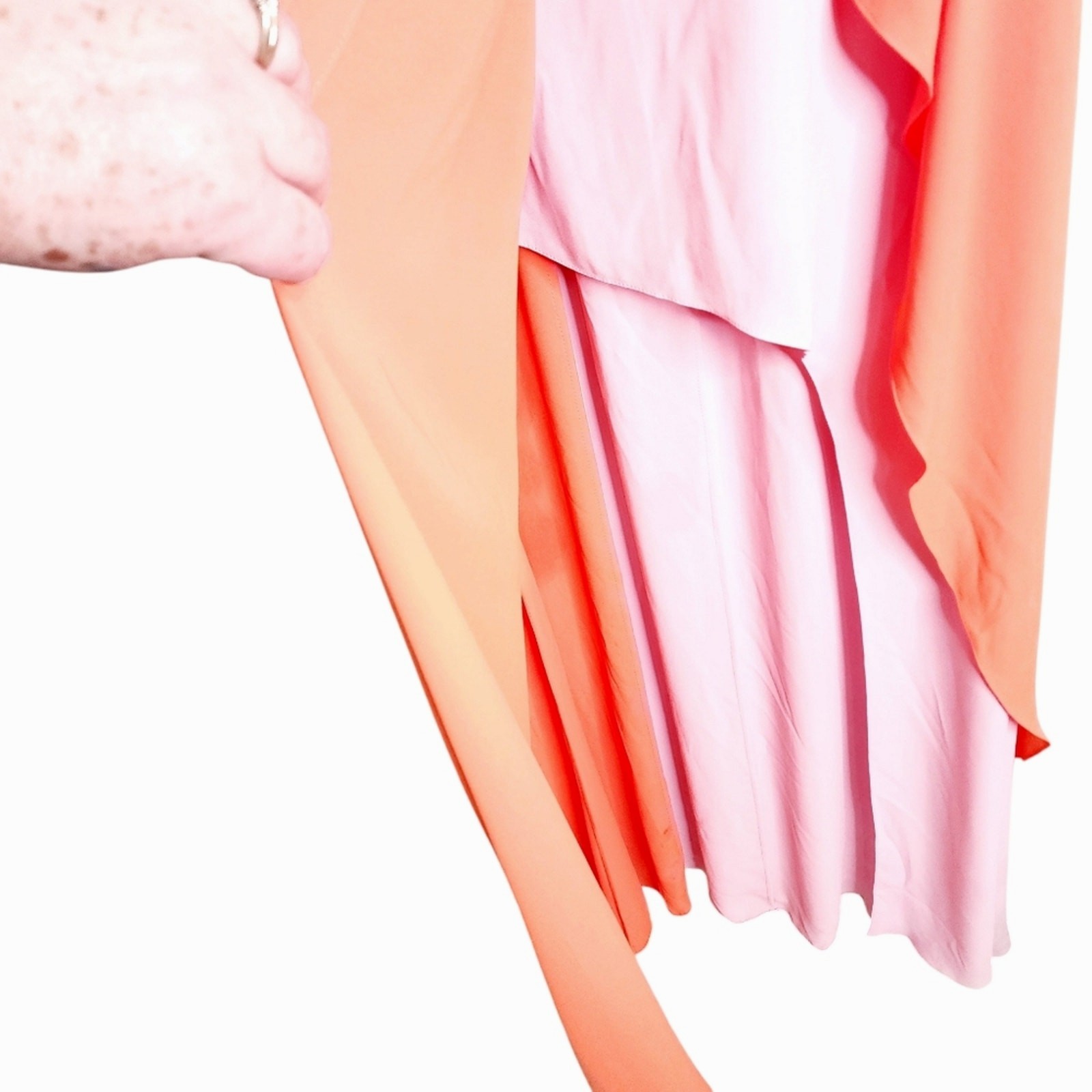 BCBGeneration Scarleta maxi dress 4 layered sheer asymmetrical Fairy prom Event