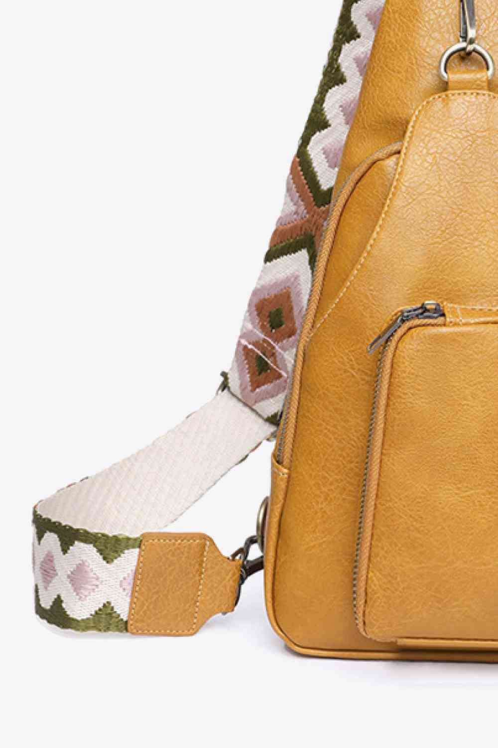 Fetal Leather Sling Bag