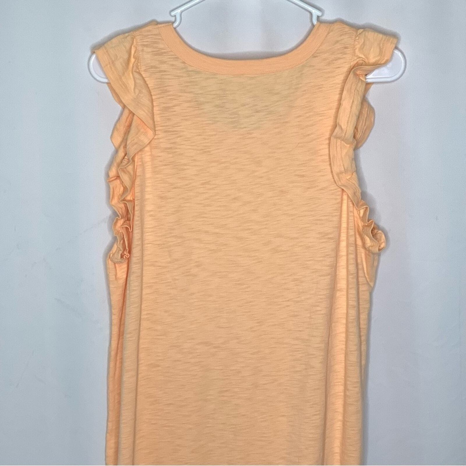 Universal Thread Womens Maxi T Shirt Dress Peachy Size Large Orange Sleeveless