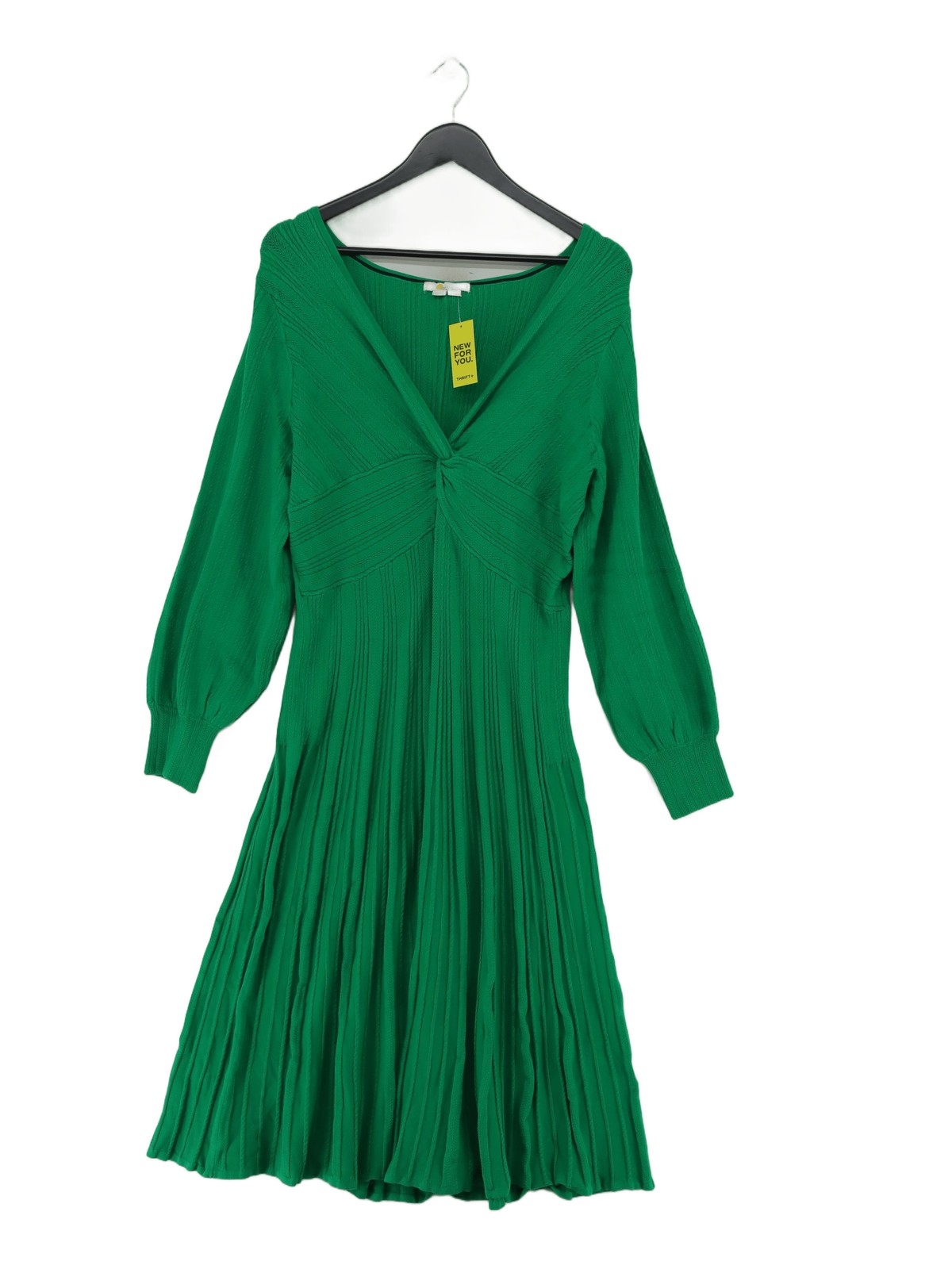 Boden A-Line Midi Dress UK20 in Green