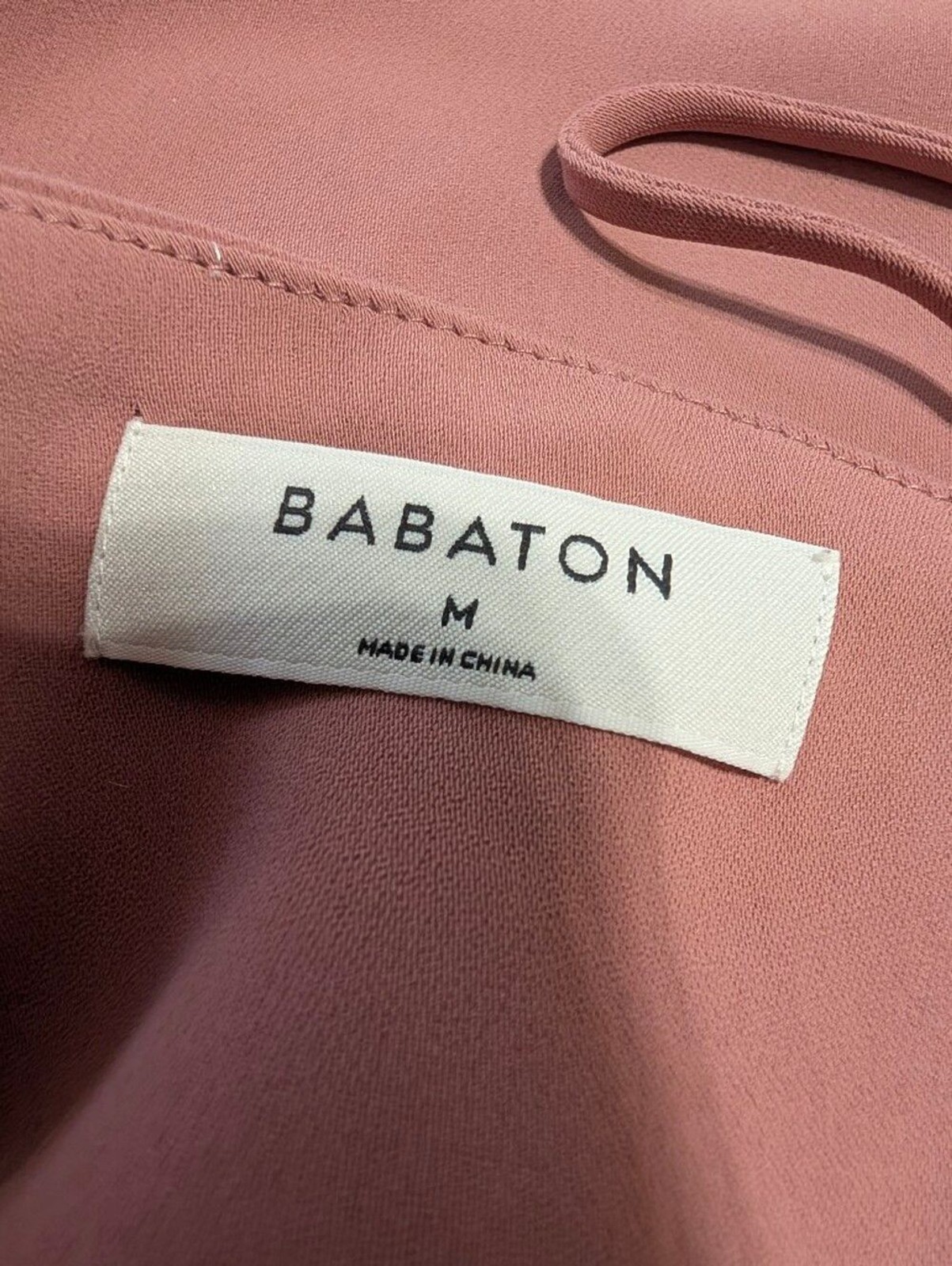 Aritzia Babaton Dusty Rose Slip Dress Midi Side Slit Minimalist Quiet Luxury