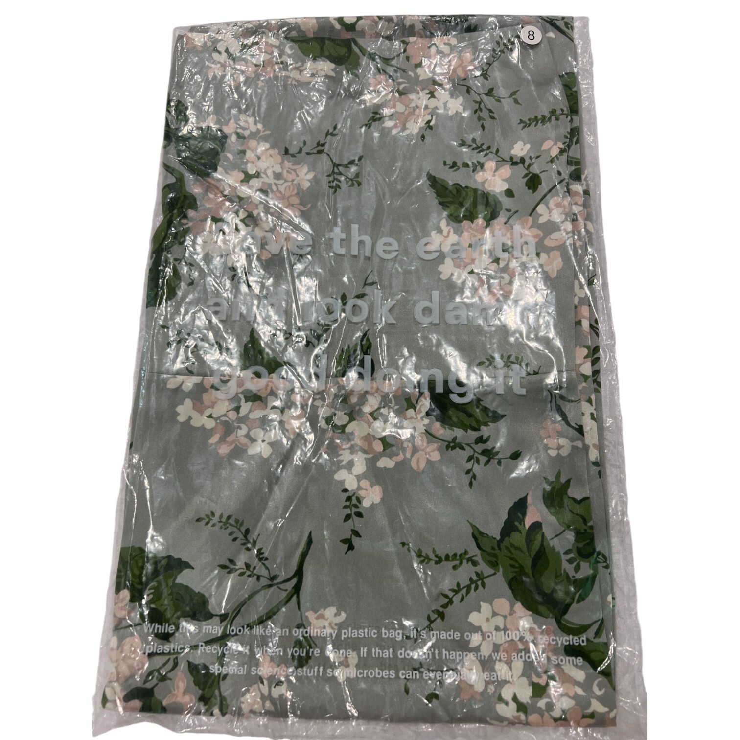 Reformation Frankie Silk Dress Tea Garden