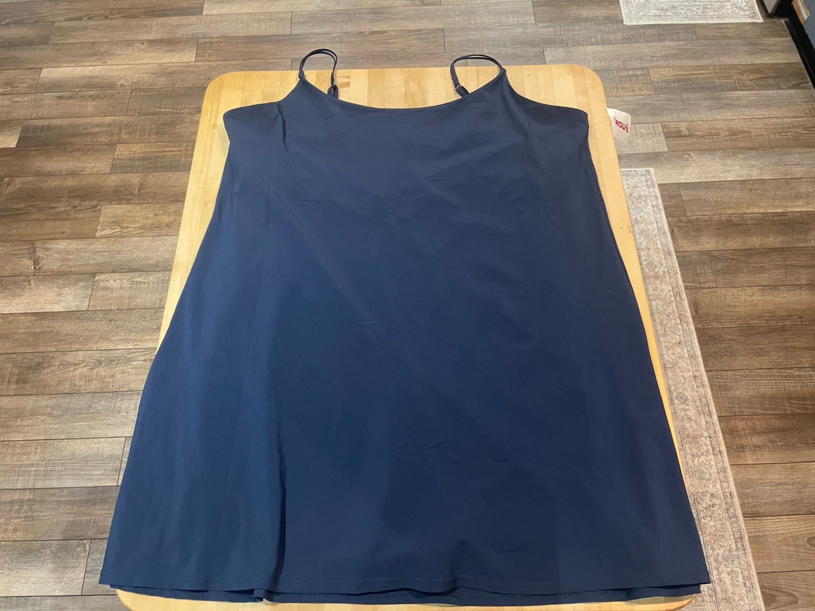 American Eagle Navy Blue Cami Mini Skort Dress adjustable straps Pockets Y2K XL