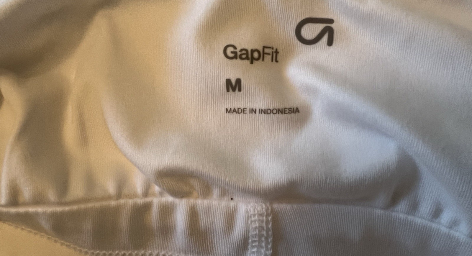GapFit Women’s White Active Tank Dress M Moisture Wicking Pockets Square Neck