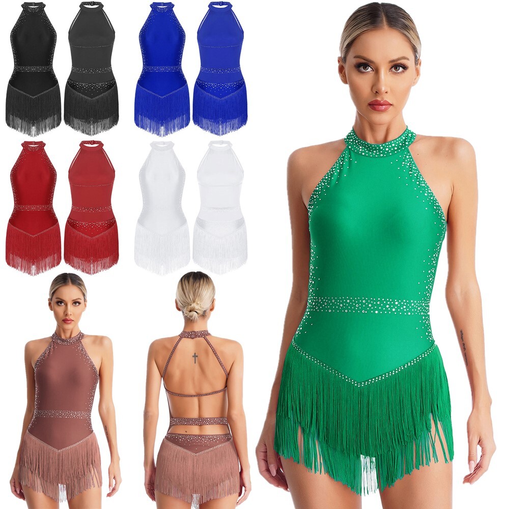 Women’s Jumpsuit Workout Dance Leotard Sleeveless Rompers Skating Bodysuit