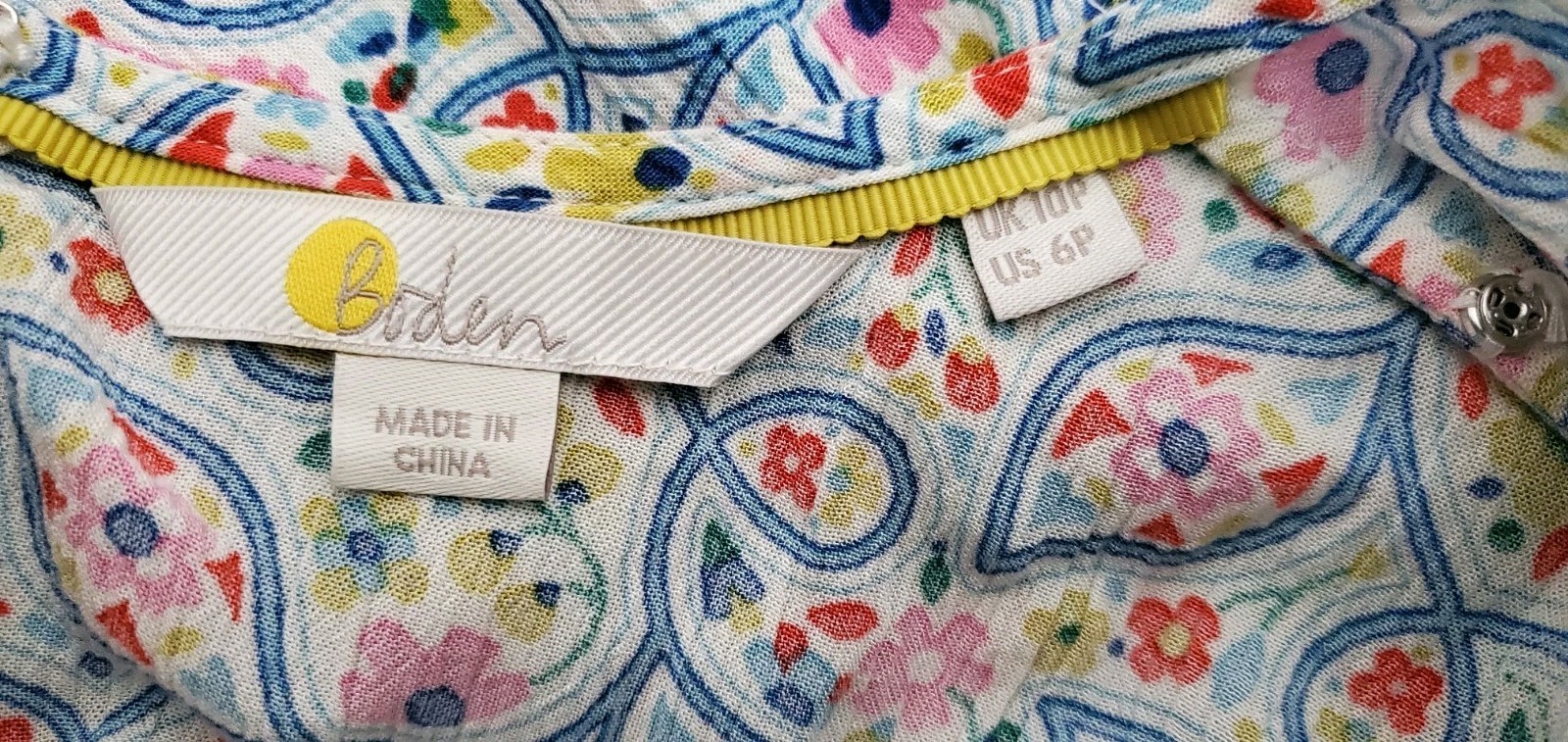 Boden Maxi Tiered V-Neck 3/4 Sleeve Dress Multicolor Boho Chic Sz 6P