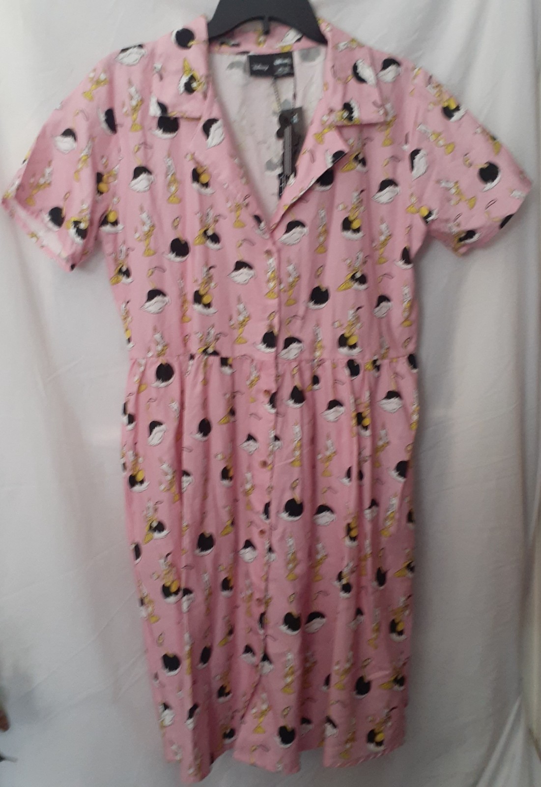 Disney Cakeworthy Dress Beauty and the Beast Lumiere/Fifi Pink 2XL NWT