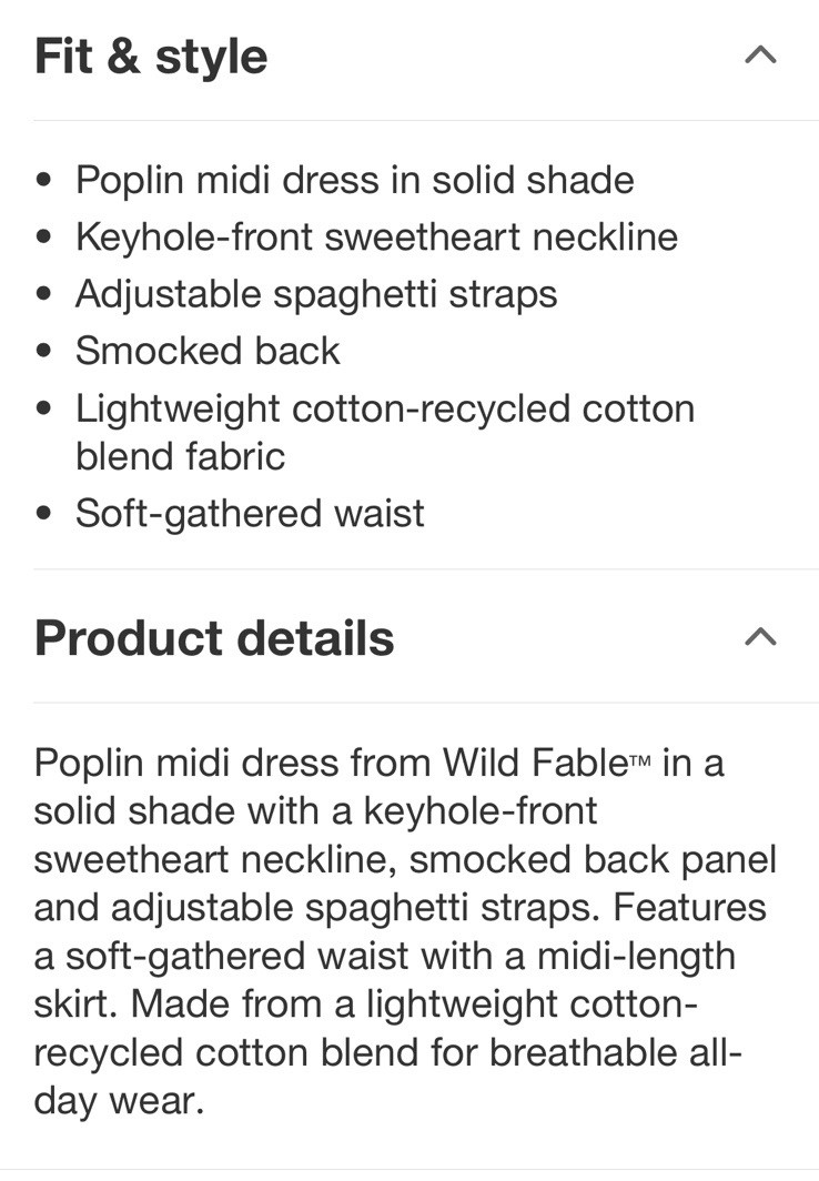 Women’s Size Medium Keyhole Poplin Midi Dress – Wild Fable Green