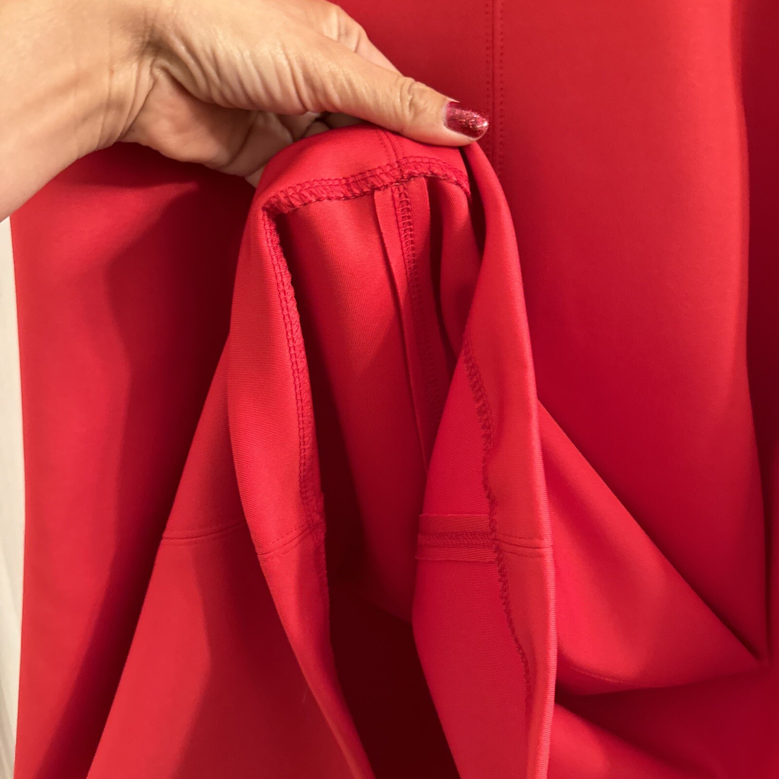 Spense New Red Lacquer Dress Cap Sleeve NWT $72 E15 Size 8
