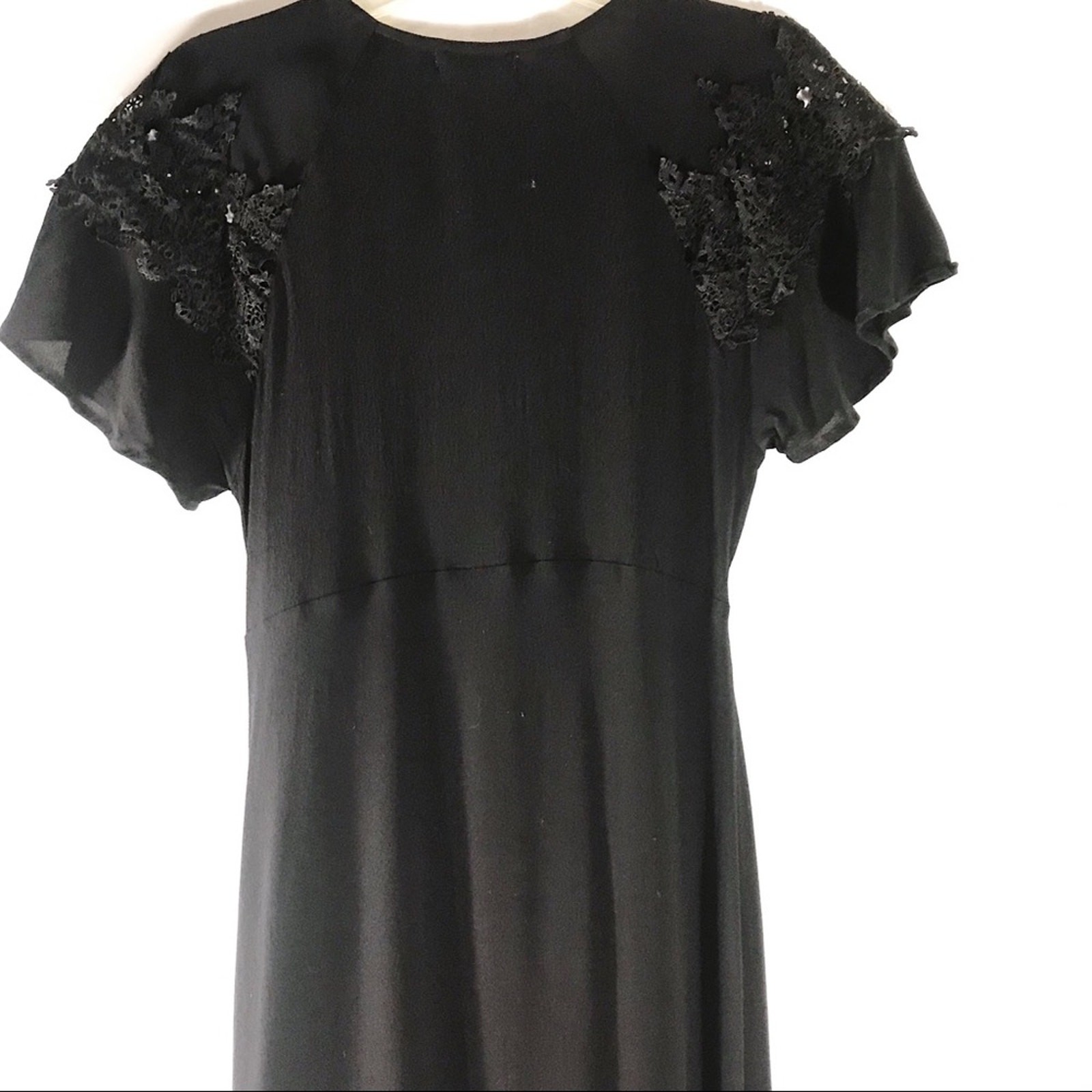 Mod Ref Black HiLo Wrap Dress NWOT Sz L
