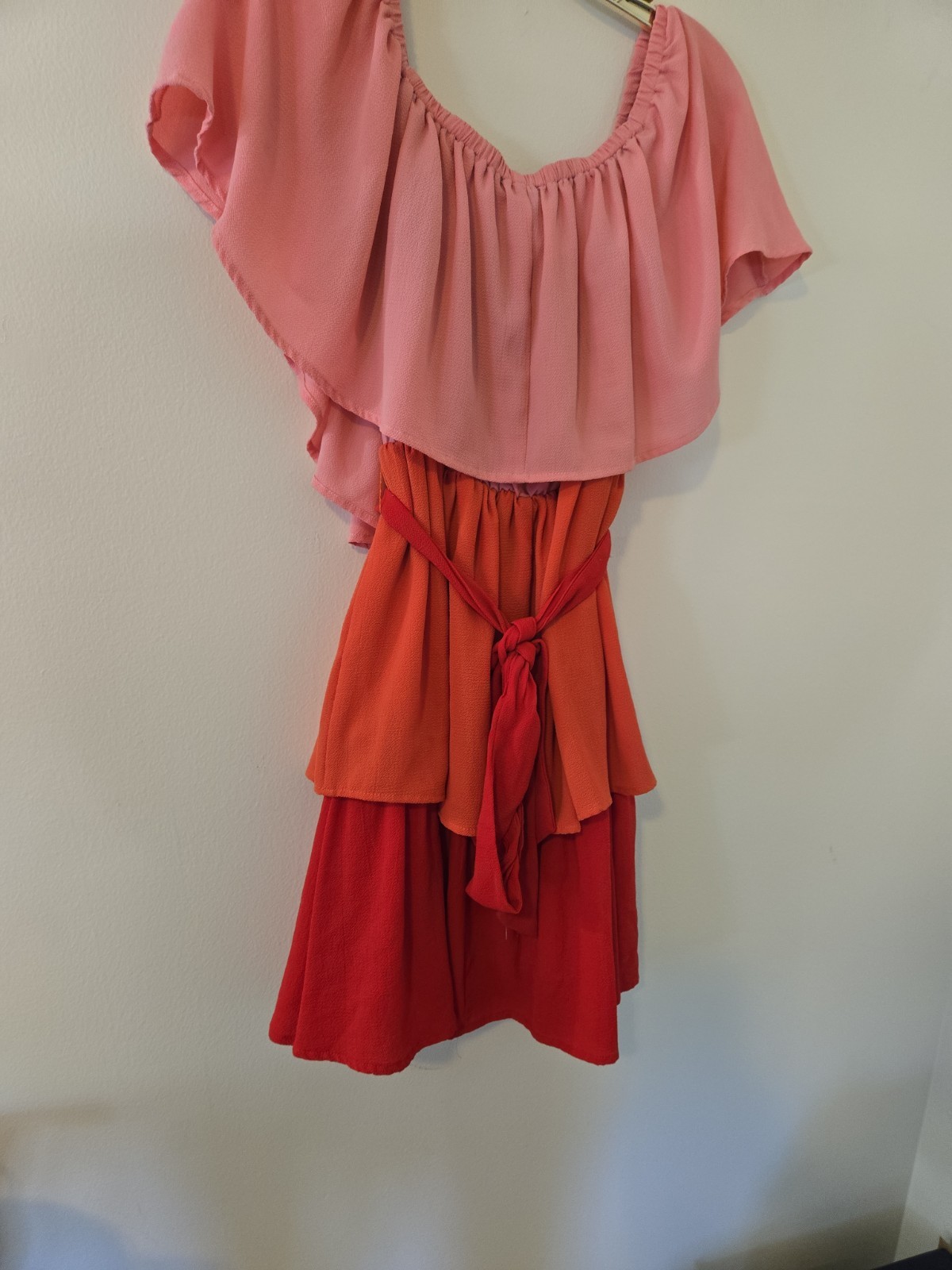 Vici Dancing Darlin Tiered Color Block Dress