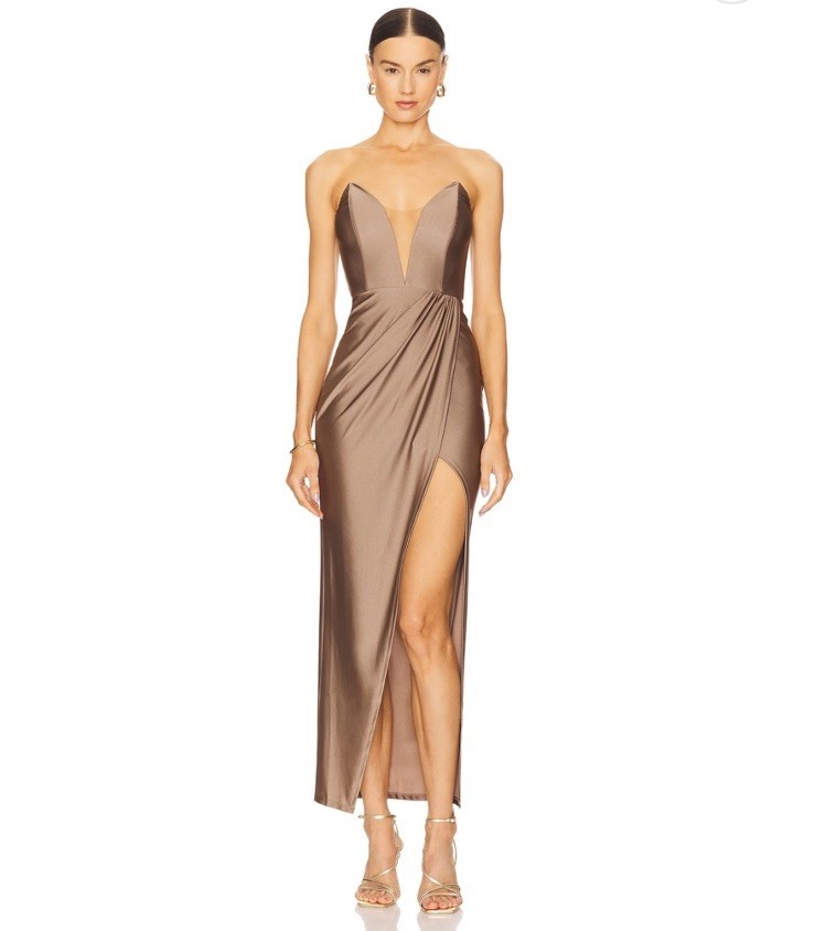 NWT Michael Costello X Revolve Jake Gown $198 Size S