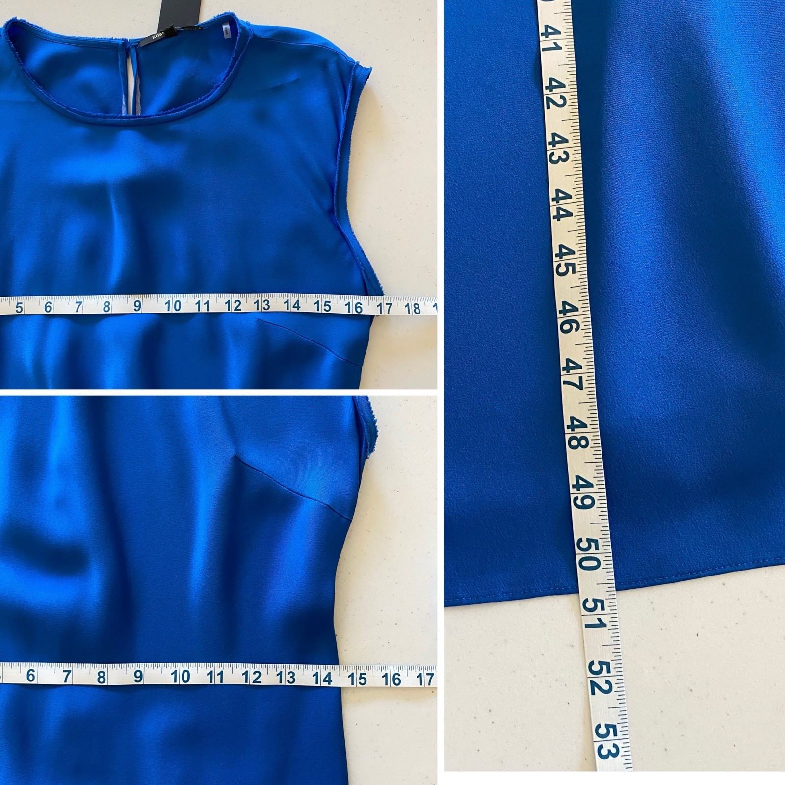 NWT Kobi Halperin Lili Bias Cut Blue Jay Long Midi Dress Evening Wedding Guest S