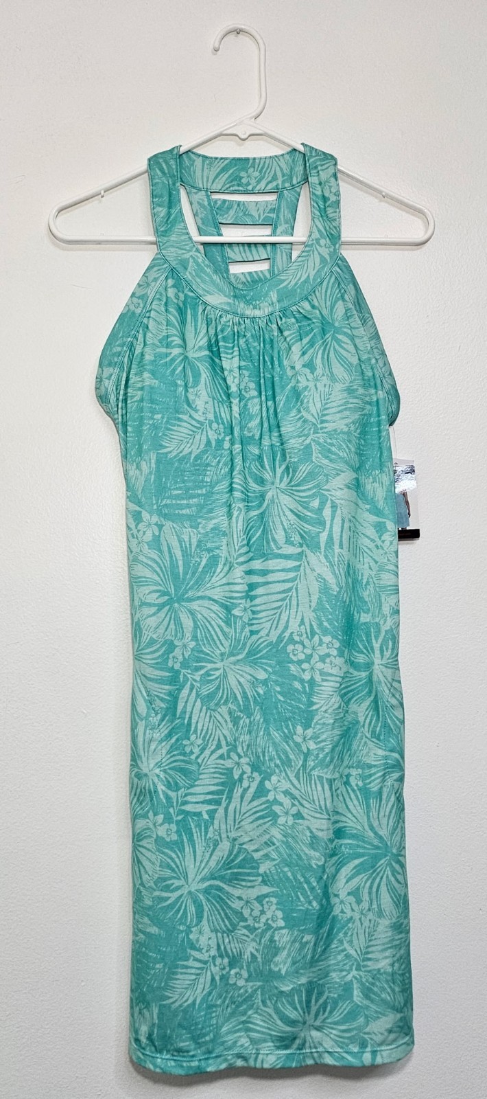 NWT ZeroXposur Outdoor M Women Dress Sheath Active Performance Green Racerback