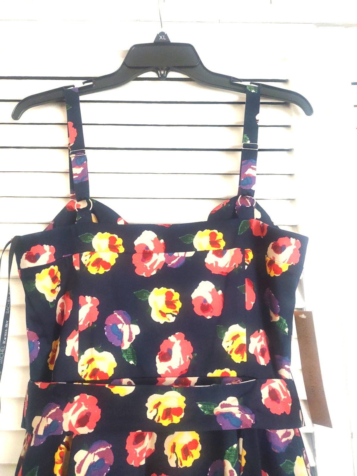 RACHEL Rachel Roy Floral Print Summer Belted Midi Sundress sz.12 New