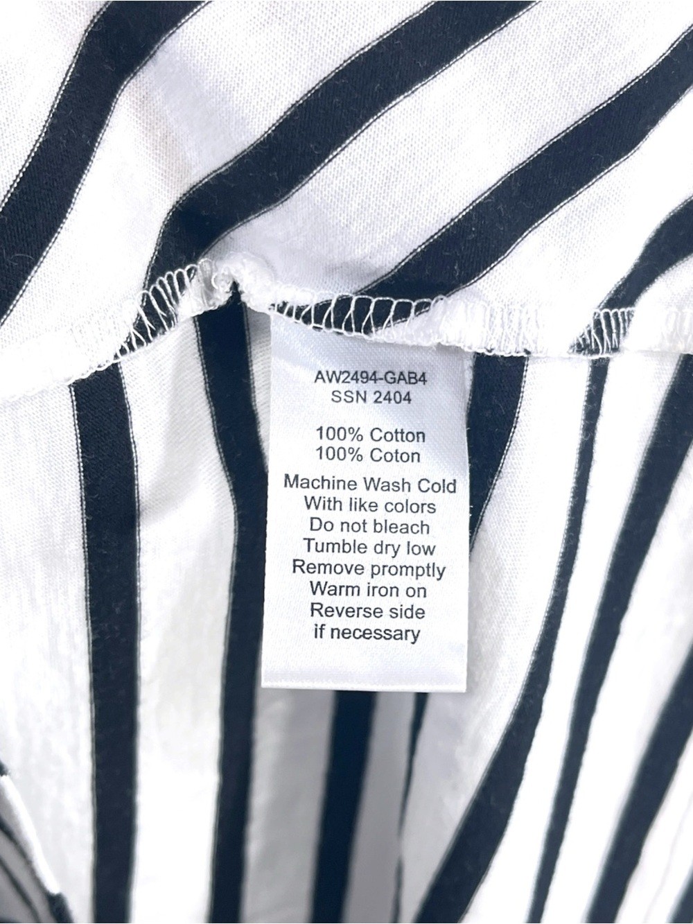 ATM Anthony Thomas Melillo Classic Jersey Stripe Sleeveless Twist Dress Size XS