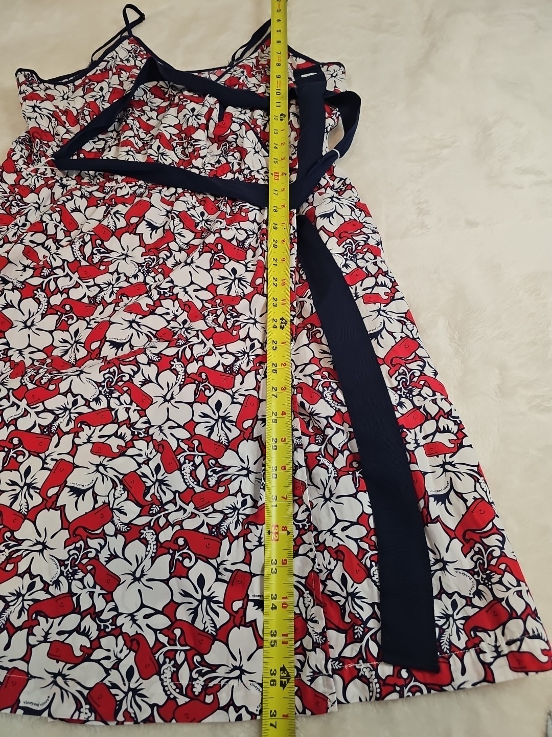 Vineyard Vines for Target Women’s Hibiscus Whale V-Neck Wrap Dress Size LARGE L
