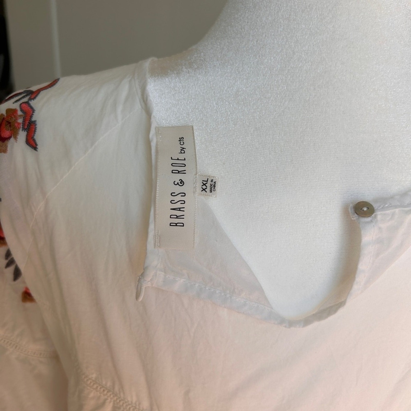 Brass & Roe embroidered white dress Bohme bohemian