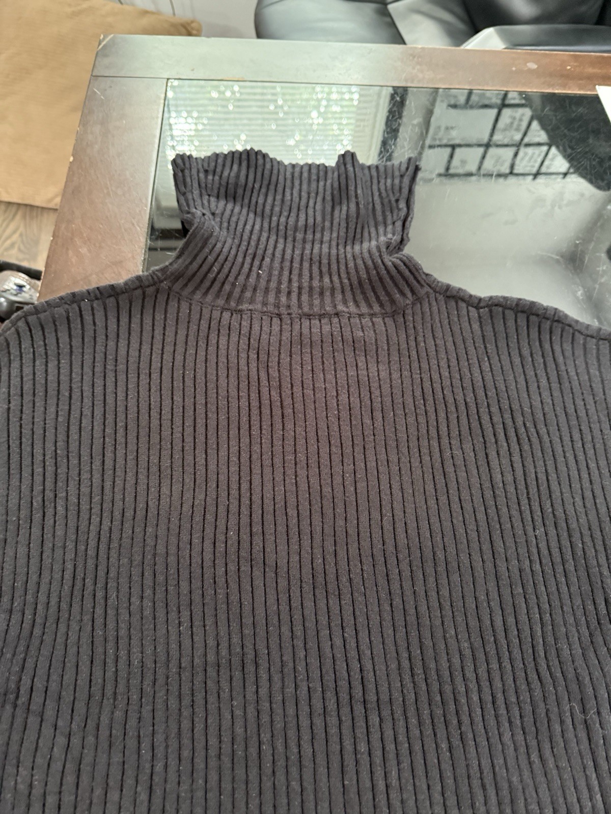 Lillusory Black Mock Turtleneck Sweater Dress Woman Size 2XL Above Knee NWT!