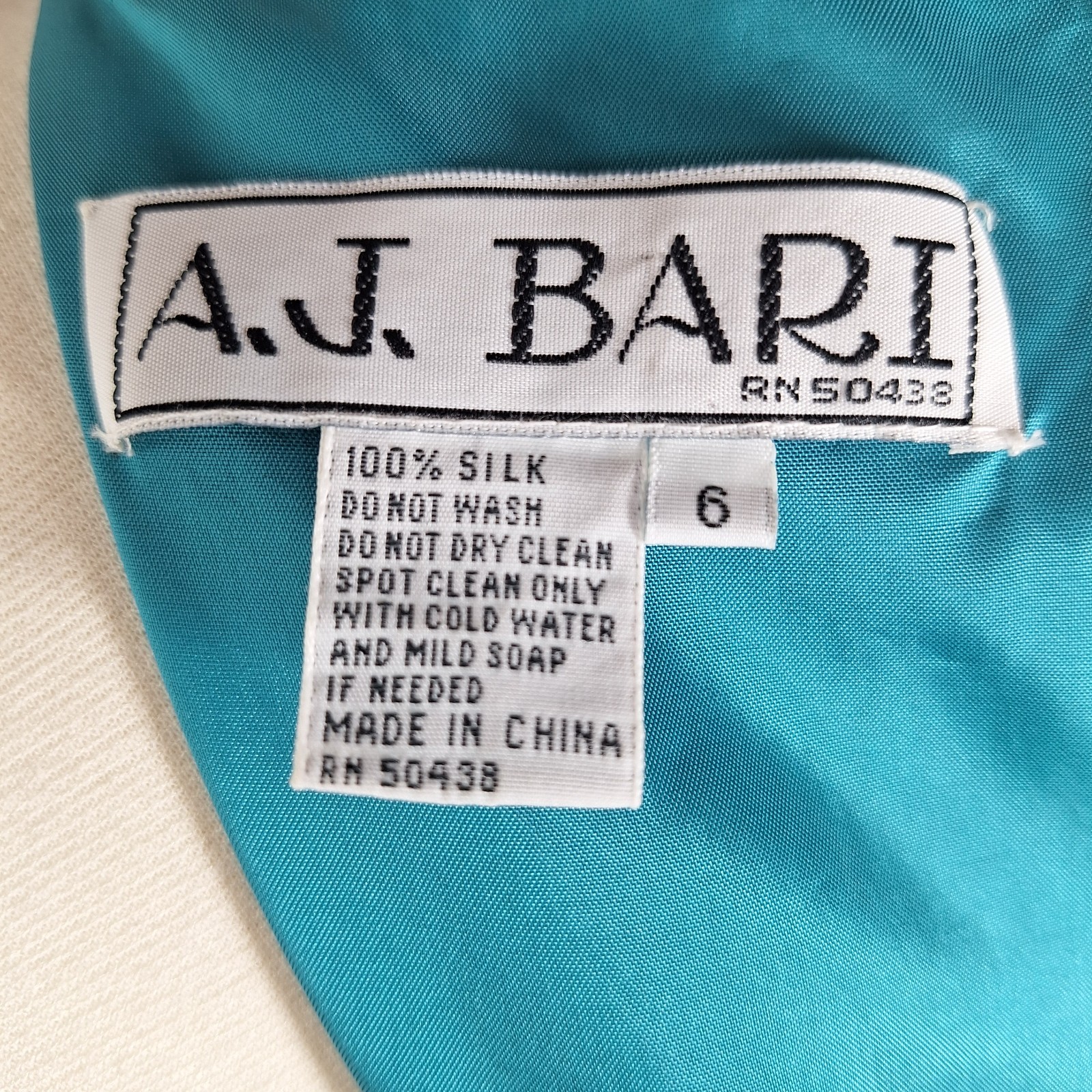 Vintage 80s 90s AJ Bari 100% Silk Sequin Beaded Dress Womens Small Medium Fairy