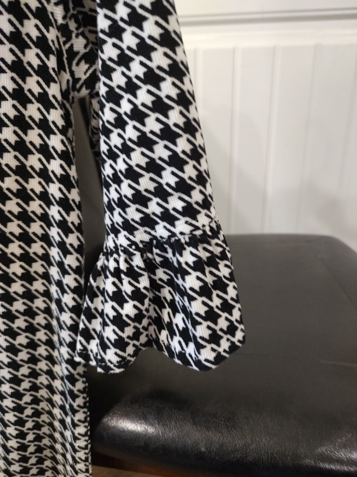 Lolly Wolly Doodle Size XSmall Houndstooth Dress Ruffle Sleeve U of Alabama