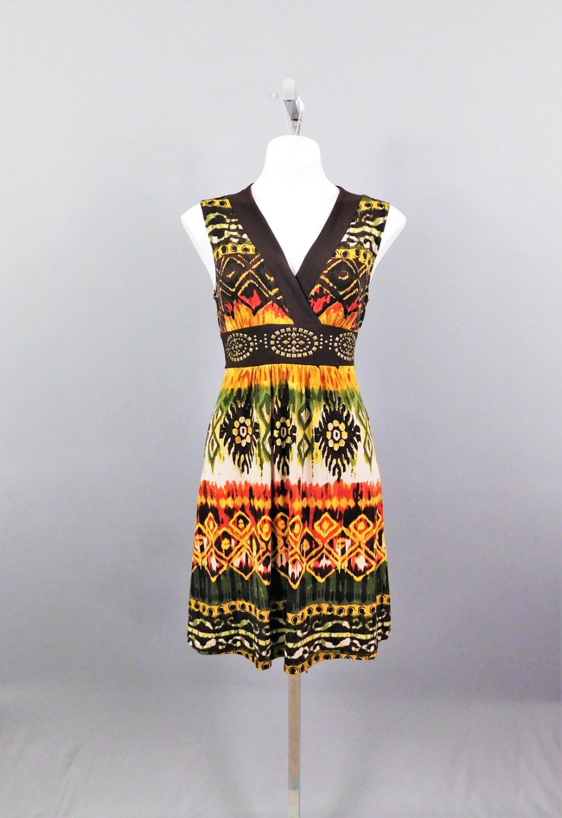 IZ Byer Women’s Dress, Size M, Multicolor, 95% Polyester, 5% Spandex