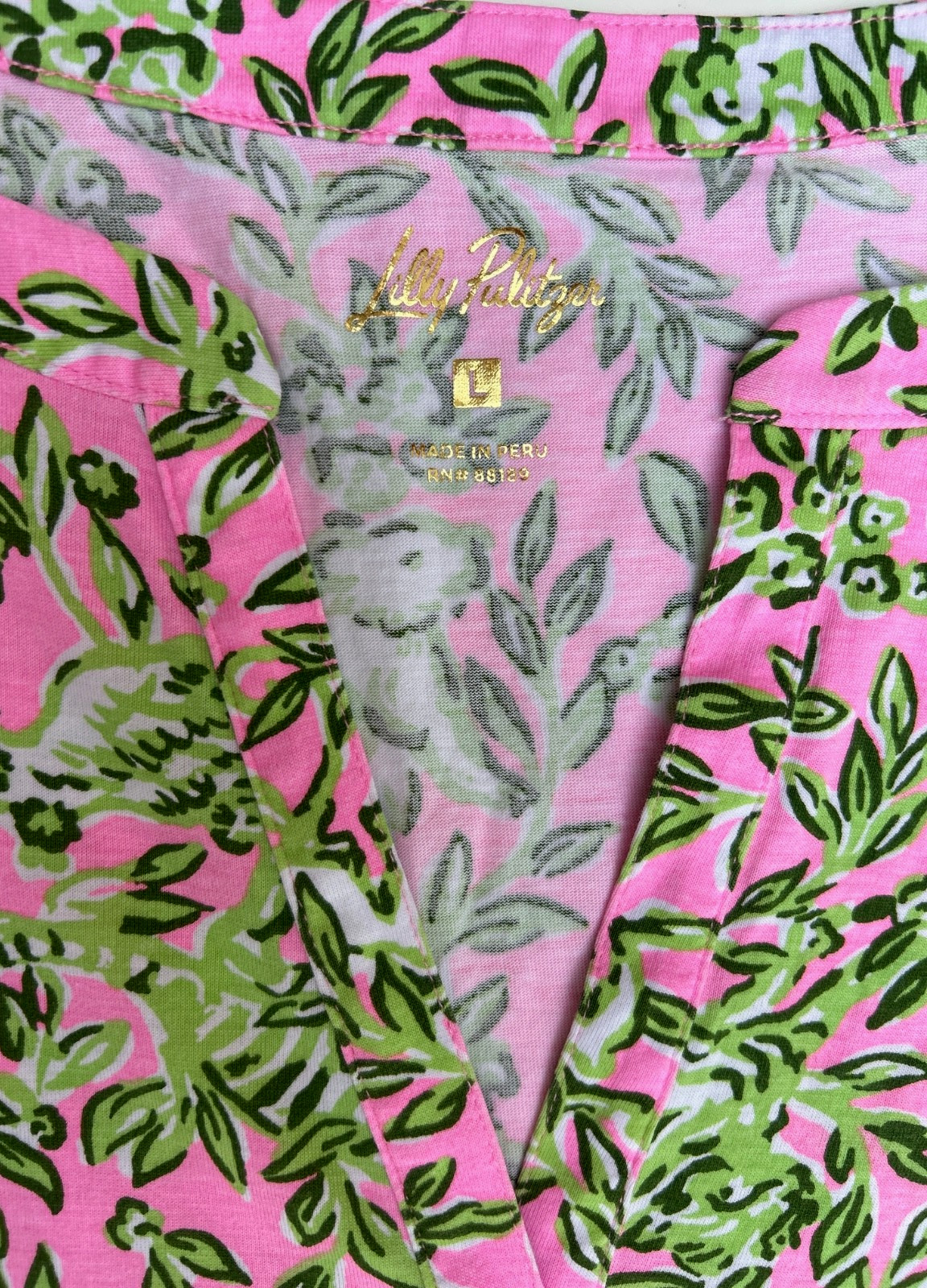 New Lilly Pulitzer Dev Dress Mane Character Energy Size Large (28023C)