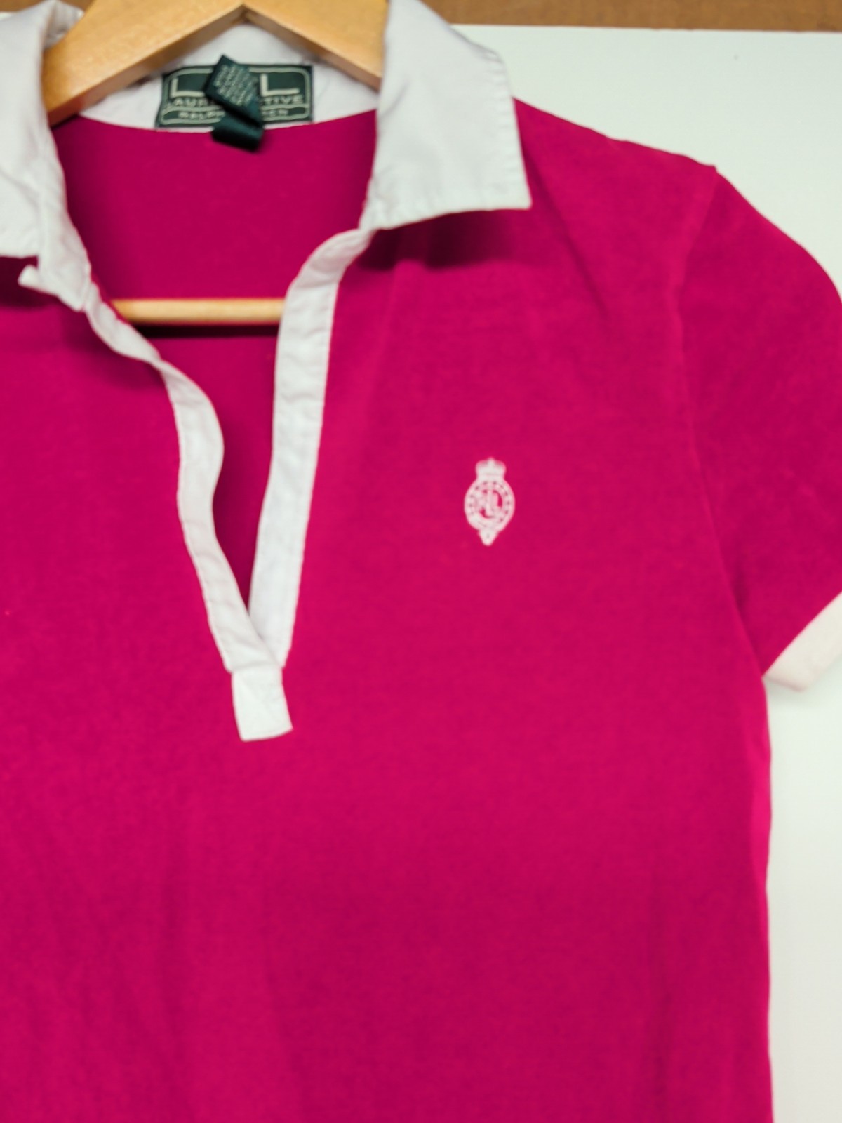 Lauren Ralph Lauren Active Pink Polo Dress Small Preppy Y2K Tennis Style Awesome