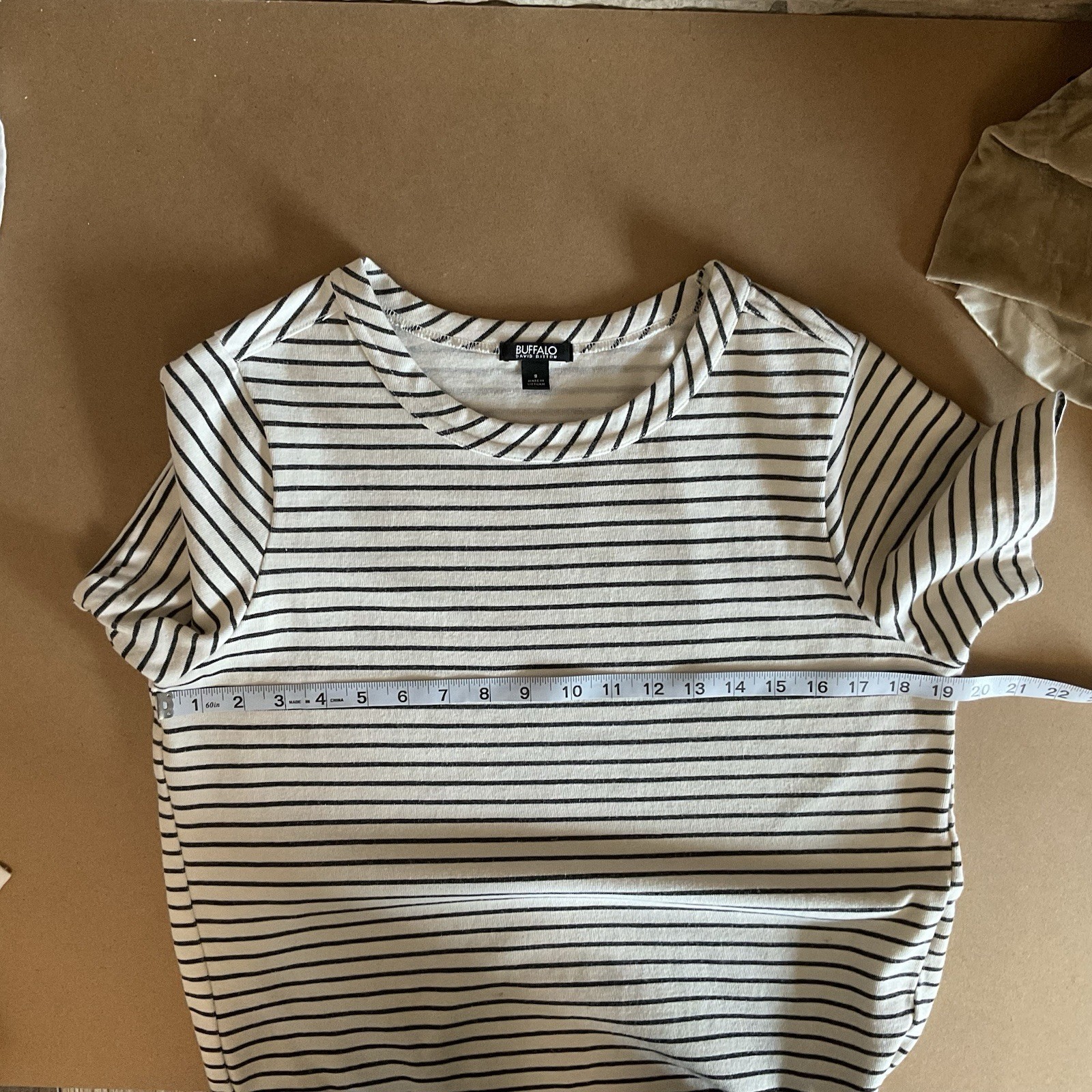 Buffalo David Bitton Striped Tee Shirt Dress Small