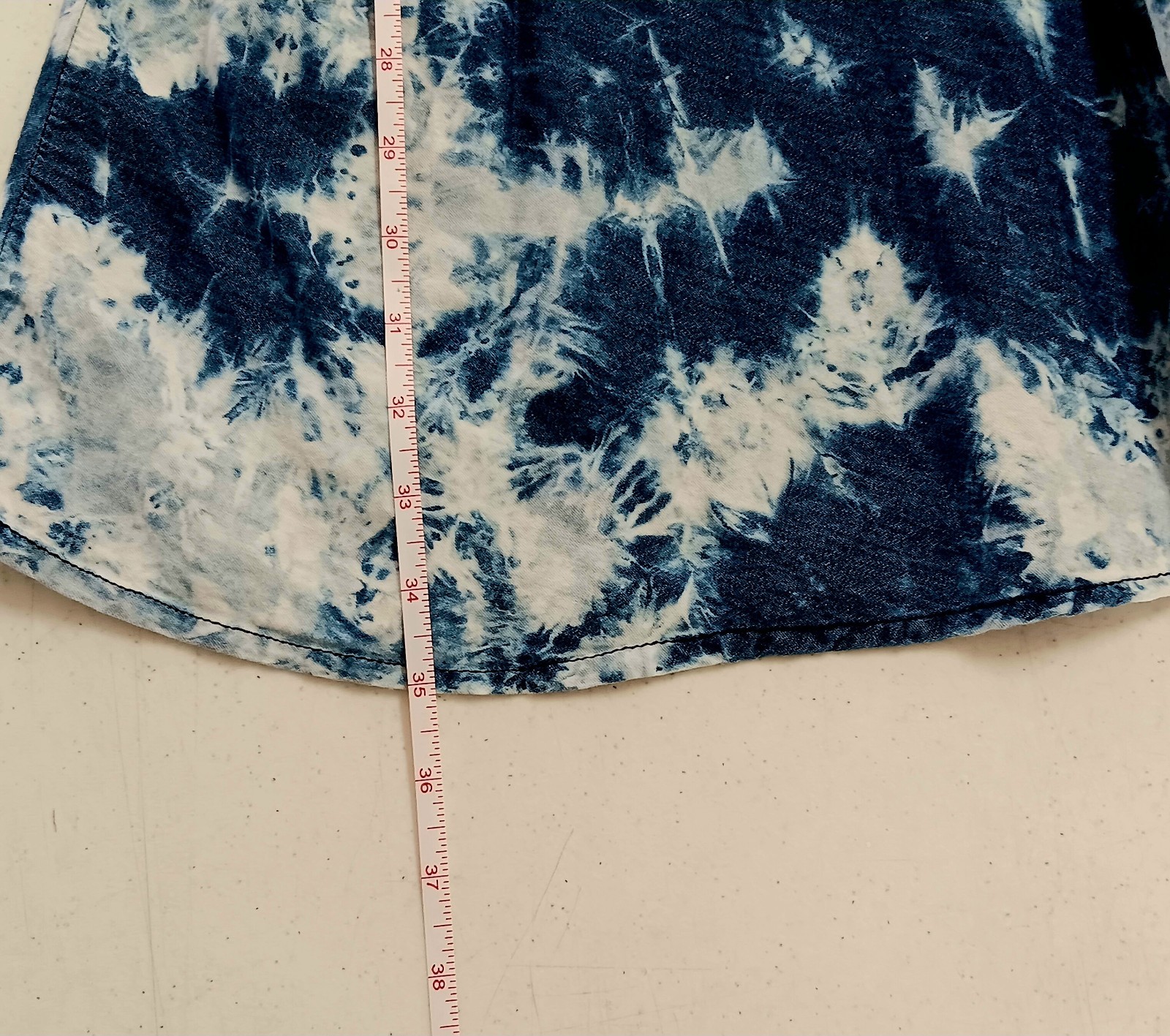 Indigo Rein Blue Tie Dye Sleeveless Mini Women’s Dress Size M Retro Y2K Hippie