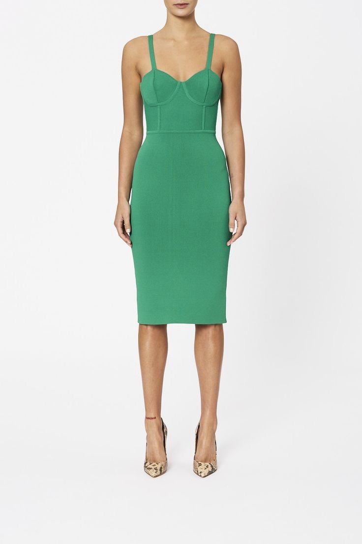 As New! SCANLAN THEODORE 💚🩶💚 Crepe Dress Size M Medium