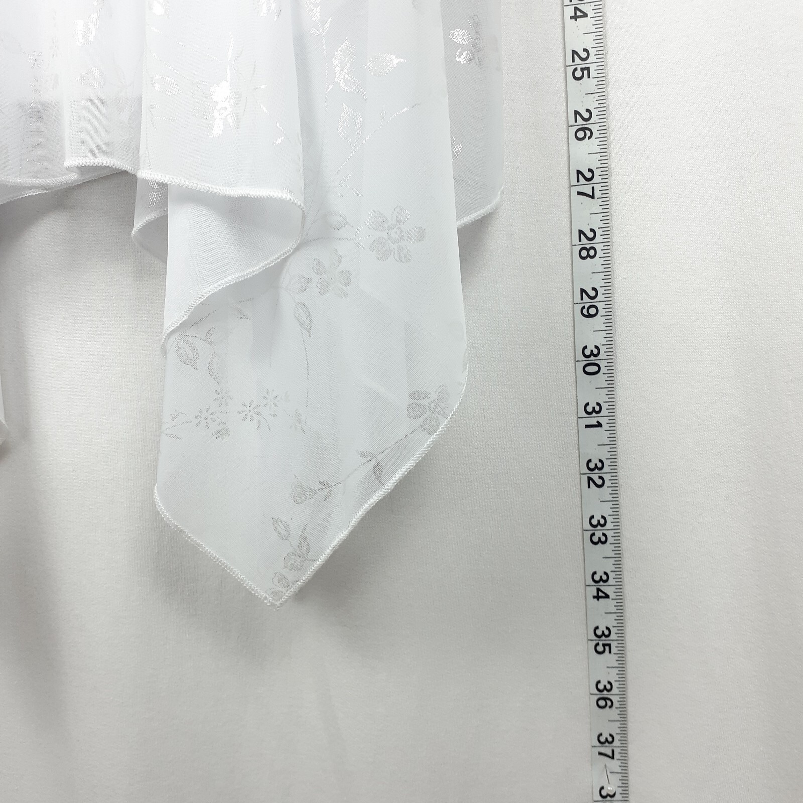 Finesse Womens Halter Dress Size M White Stretch Ruched Sides Handkerchief Hem