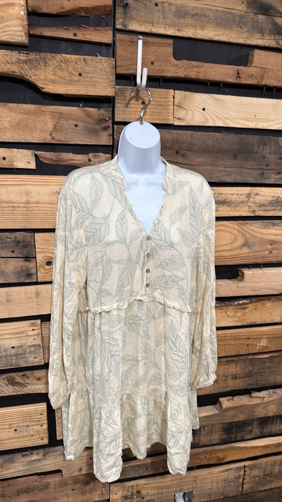 The Normal Brand Alexis Tiered Peasant Dress In Palm Desert Print Women’s Small