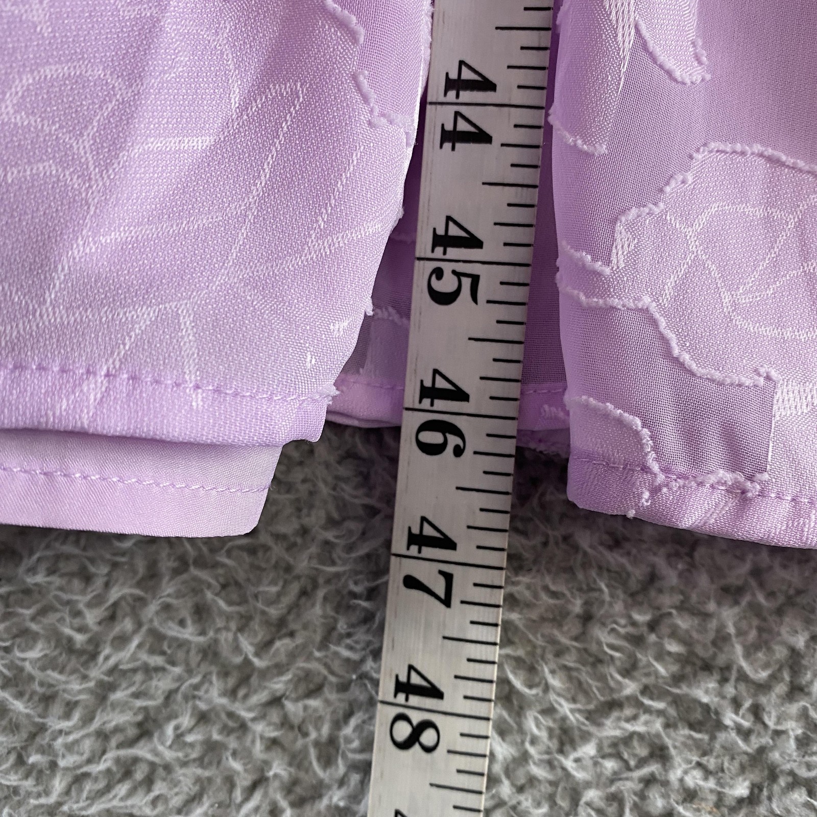 Hello Molly Strapless Sweetheart Midi Dress Womens Large Floral Tiered Lilac