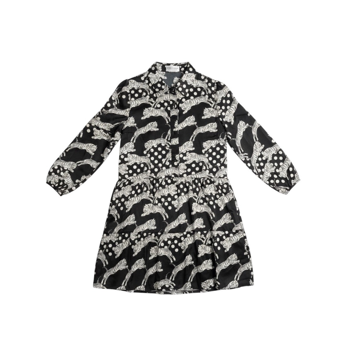 First Love By Lovelyn Dotted Tiger Dress Size Large