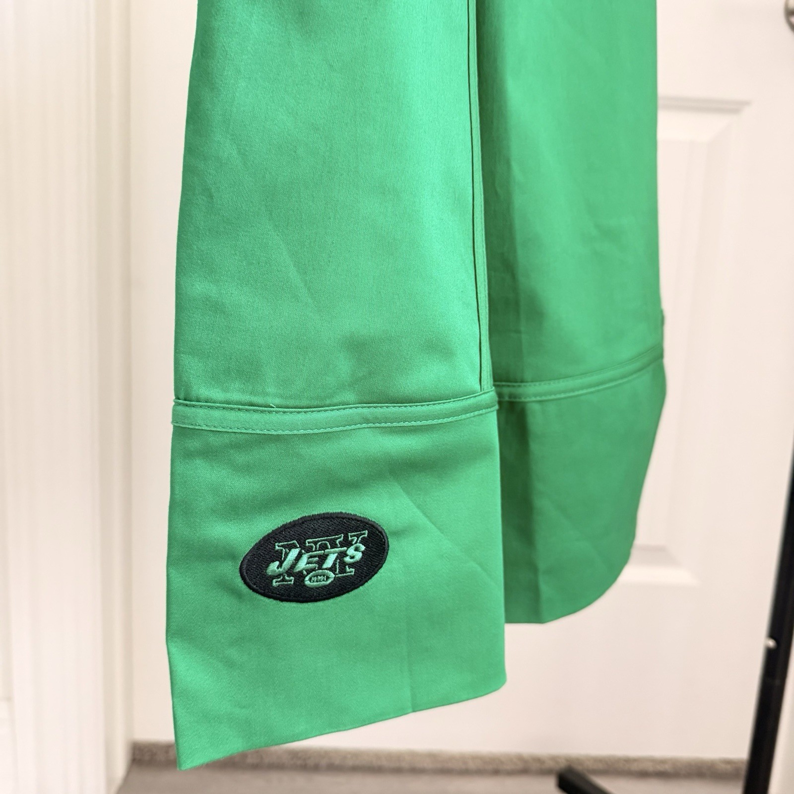 Jessica Simpson Collection NY Jets One Shoulder Belted Dress Green NFL NWT