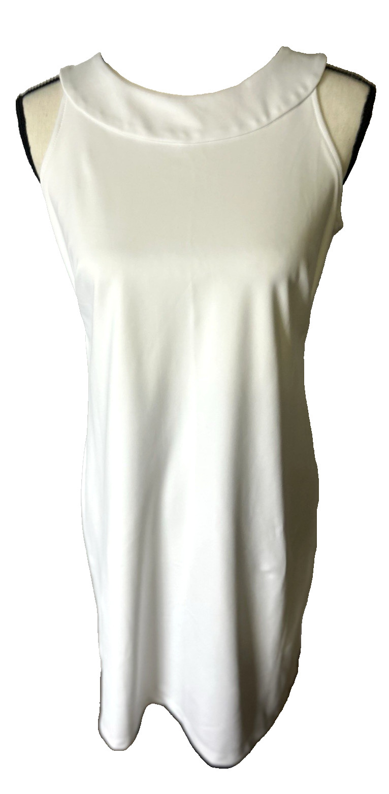 Katherine Way Dress White Stretchy Sz