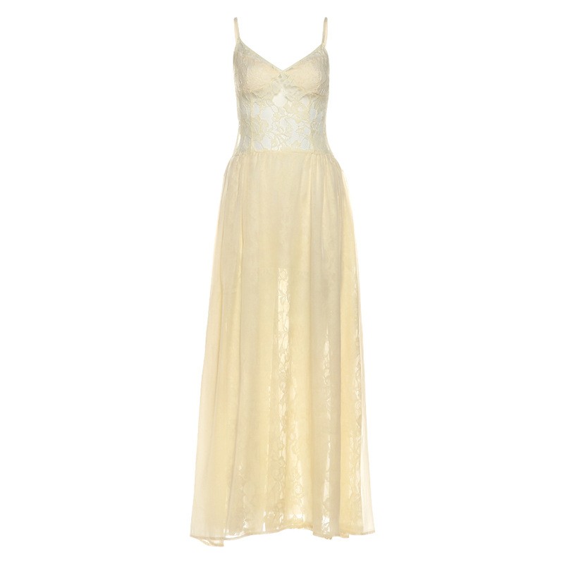 Summer new style women’s solid-color fitted dress