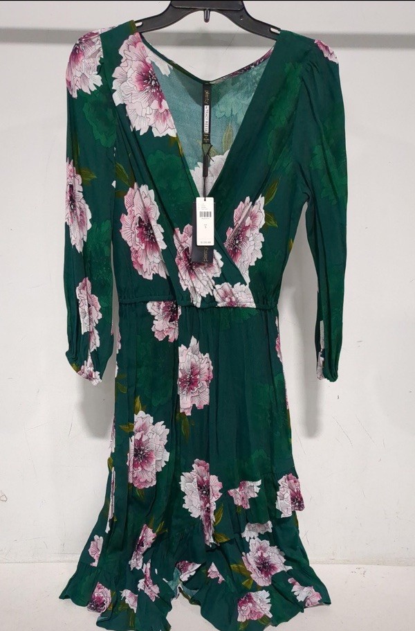 Anthropologie Plenty by Tracy Reese Aleah Floral Ruffle Dress Size Small $158