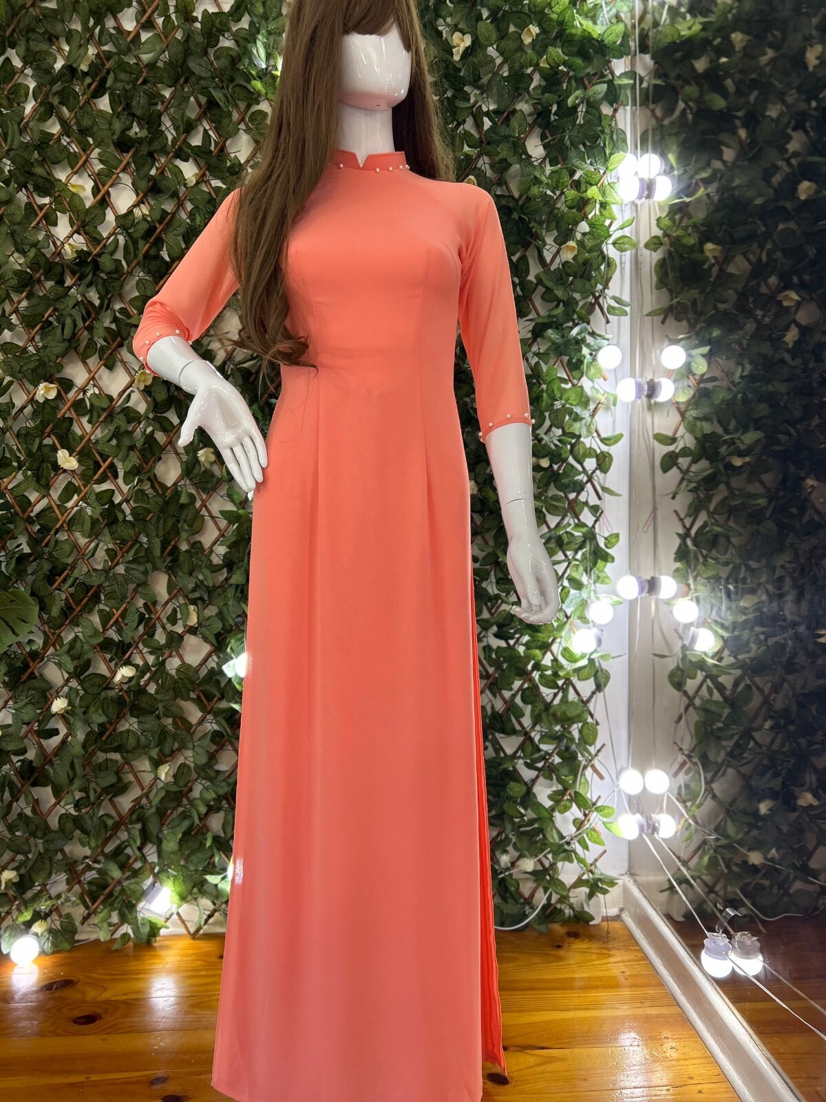 Premium Vietnamese Double Layers High Quality Silk Ao Dai