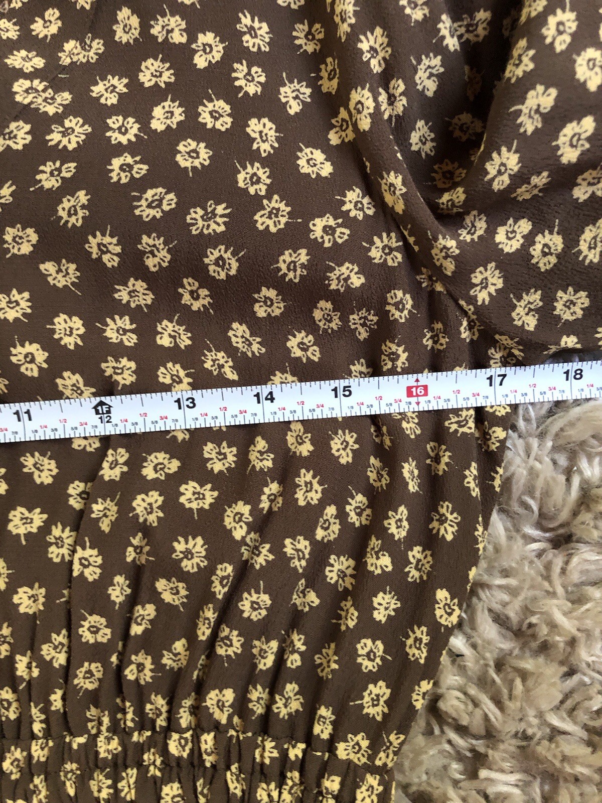 Madewell Button-Cuff Midi Dress in Woodcut Flowers Size 4