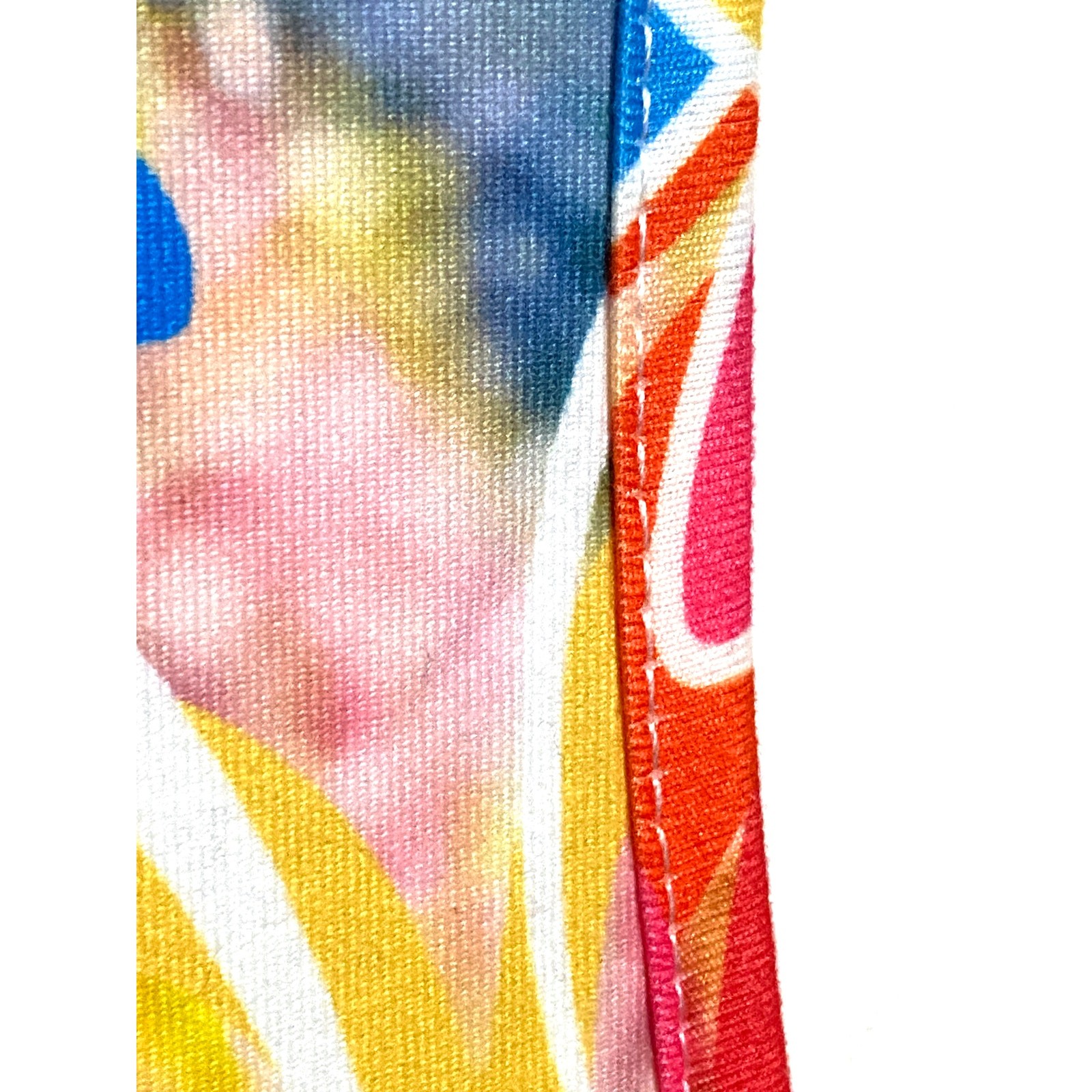 Flower Power Retro Dress Womens XXL Hippie 80s Disco Festival Colorful Dopamine