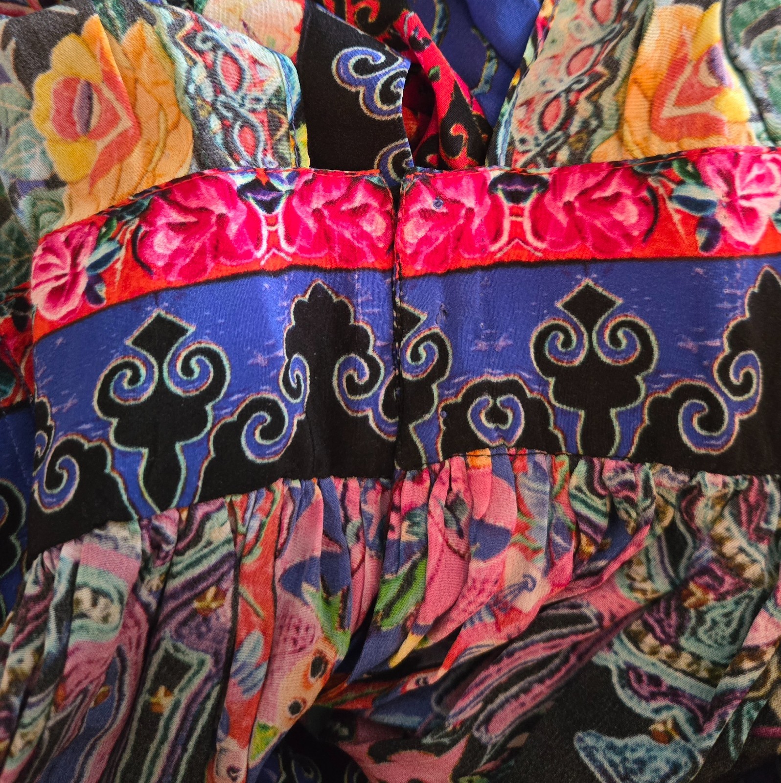 Camilla Pretty Precession V Neck Short Dress Size Small