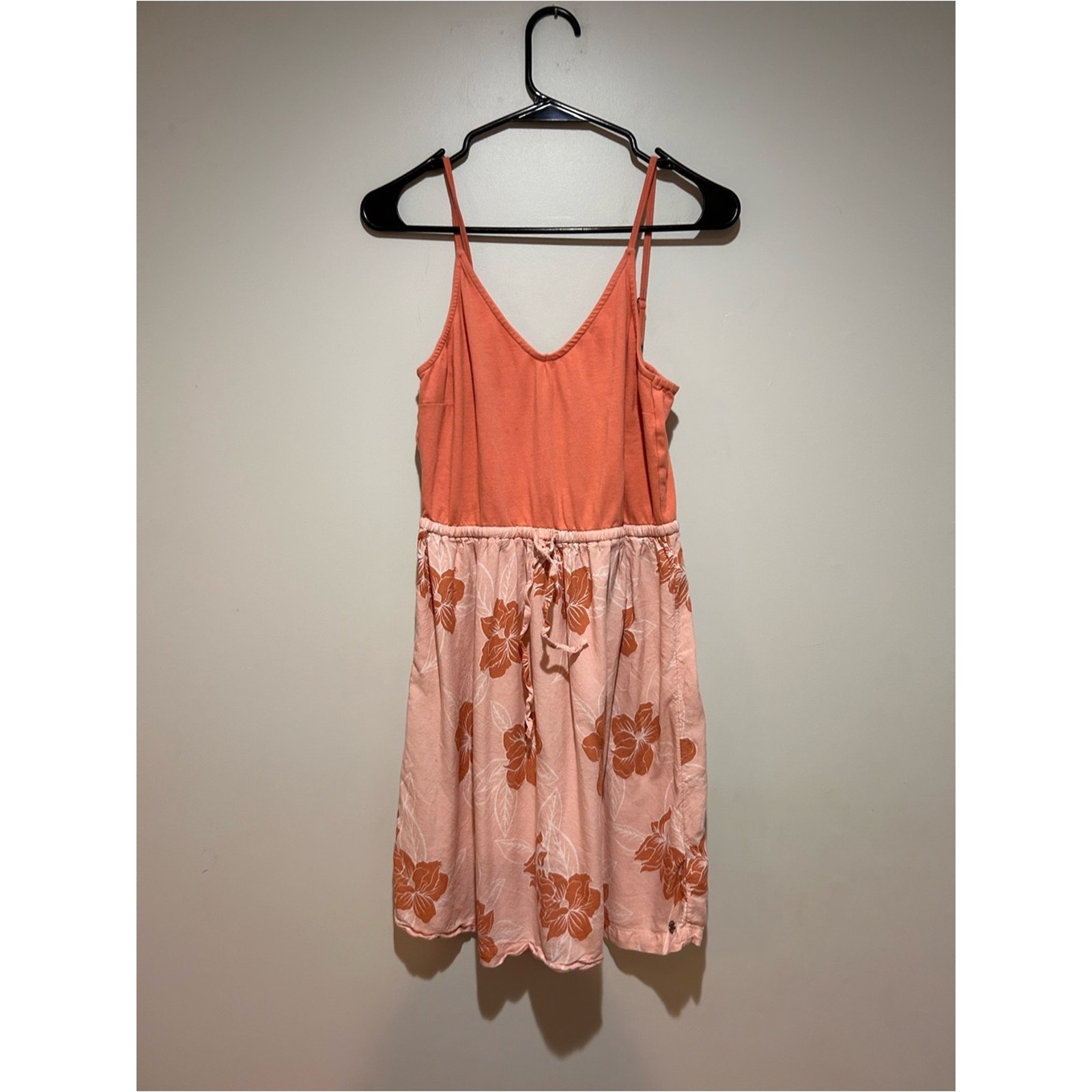 Roxy Coral Tank Dress with Spaghetti Straps